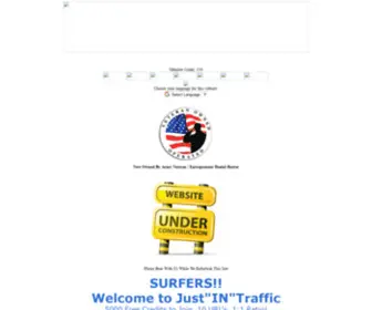 Justintraffic.net(Just In Traffic) Screenshot