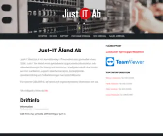 Justit.ax(Just-IT Åland Ab) Screenshot