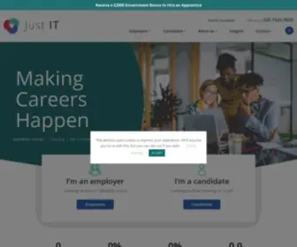 Justit.co.uk(IT Training and Jobs in London or Online) Screenshot