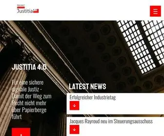Justitia40.ch(Justitia 4.0) Screenshot