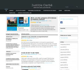 Justitieoarba.com(Dubito ergo cogito) Screenshot