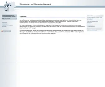 Justiz-Dolmetscher.de(Übersetzer) Screenshot