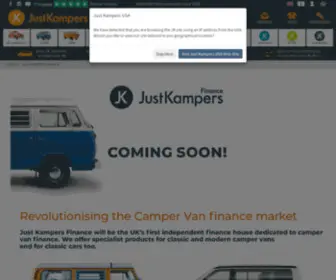 Justkampersfinance.com(Just Kampers Finance) Screenshot