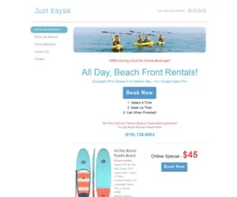 Justkayaksd.com(Justkayaksd) Screenshot