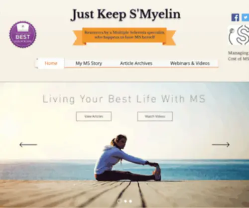 Justkeepsmyelin.com(Just Keep S'Myelin) Screenshot