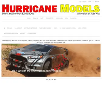 Justkits.co.uk(Hurricane models) Screenshot