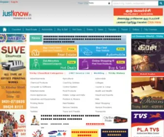 Justknow.in(Classifieds Information) Screenshot