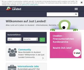 Justlanded.ch(Just Landed) Screenshot