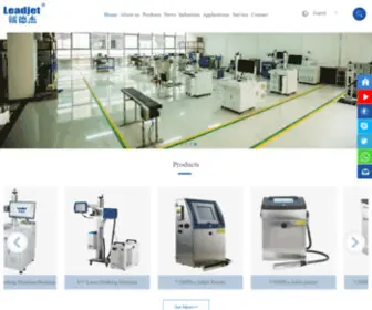 Justleadjet.com(Quality Leadjet Inkjet Printer & CIJ Inkjet Printer factory from China) Screenshot