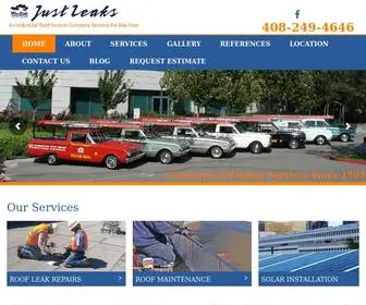 Justleaks.com(Commercial & Industrial Roofing Company San Jose) Screenshot