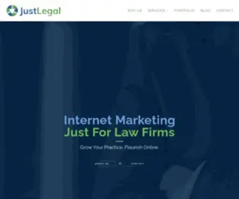 Justlegalmarketing.com(Online Marketing For Law Firms) Screenshot