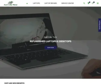 Justlikenew.co.in(Refurbished Laptop store in Jaipur) Screenshot