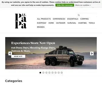 Justlikepapa.com(South Africa's Premium Outdoor Store) Screenshot