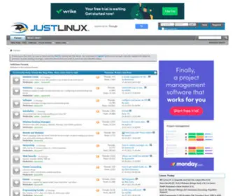 Justlinux.com(JustLinux Forums) Screenshot