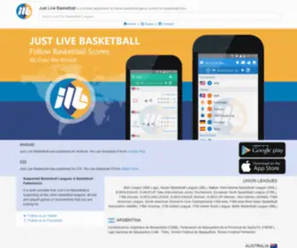 Justlivebasketball.com(Just Live Basketball) Screenshot