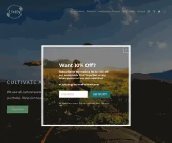 Justlivity.com(Livity Yoga) Screenshot