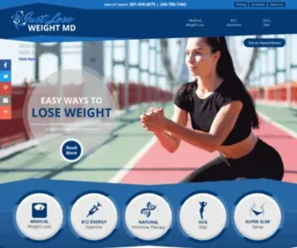 Justloseweightmd.com(Medical Weight Loss Program in Maryland) Screenshot