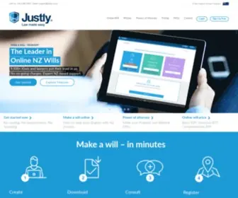 Justly.co.nz(Justly) Screenshot