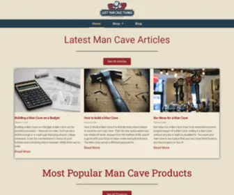 Justmancavethings.com(Just Man Cave Things) Screenshot