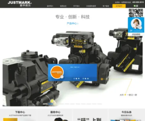 Justmark.com.cn(北京嘉华锐格机电有限公司) Screenshot