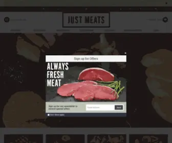 Justmeats.co.uk(Buy Meat Online) Screenshot