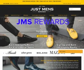 Justmenshoes.com(Discover your perfect pair at Just Men’s Shoes) Screenshot