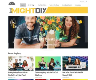 Justmightdiy.com(We Like to Make Stuff Home DIYs) Screenshot