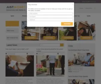 Justmoney.co.za(Advice you can bank on) Screenshot