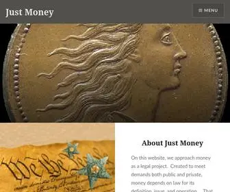 Justmoney.org(Just Money) Screenshot