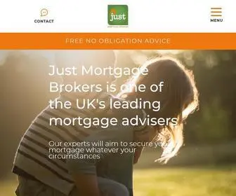 Justmortgagebrokers.co.uk(Just Mortgage Brokers) Screenshot