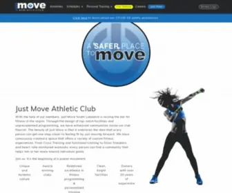 Justmovesouthlakeland.com(Just Move Athletic Club) Screenshot