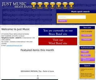 Justmusicuk.com(Just Music) Screenshot