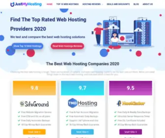 Justmyhosting.com(Home) Screenshot