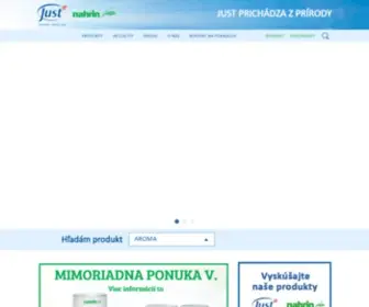 Justnahrin.sk(JUST Slovensko) Screenshot