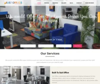 Justoffice.co.in(Shared Office) Screenshot