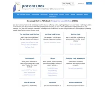 Justonelook.org(Just One Look) Screenshot