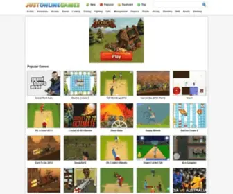 Justonlinegames.com(Free Online Games) Screenshot