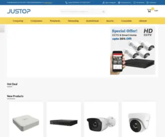 Justop.com(JUSTOP LTD) Screenshot