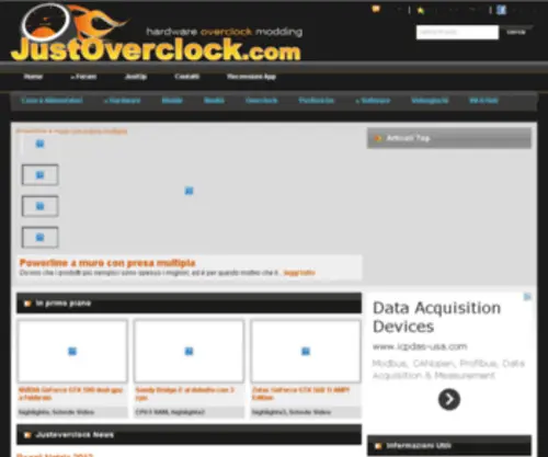 Justoverclock.com(Novità) Screenshot