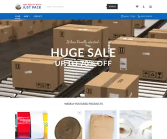 Justpack.com.au(Just Pack) Screenshot