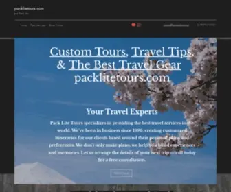 Justpacklite.com(We are dedicated to help travelers looking for) Screenshot