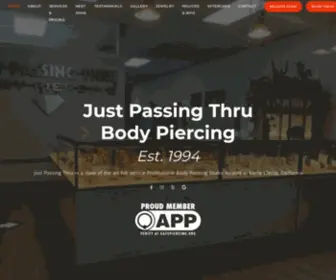 Justpassingthru.com(Just Passing Thru) Screenshot