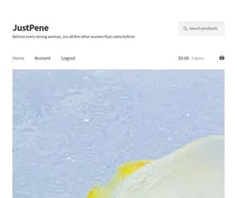 Justpene.com(JustPene % %) Screenshot
