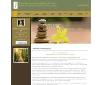 Justpeptalk.com(A professional mental health consulting and clinical services organization) Screenshot