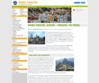 Justperu.org(Peru Travel Guide) Screenshot