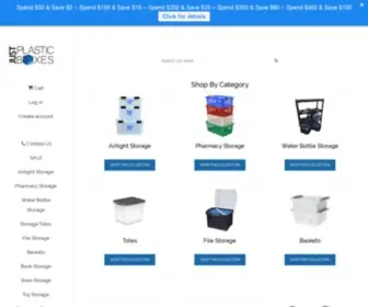 Justplasticboxes.com(Just Plastic Boxes) Screenshot