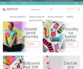 Justplay.sk(Registrácia domén) Screenshot