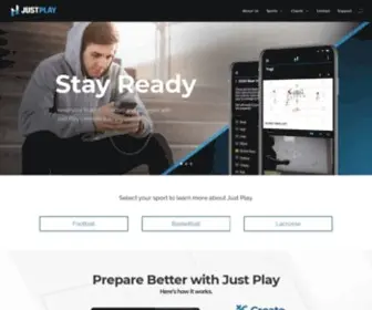 Justplaysolutions.com(Just Play Sports Solutions) Screenshot