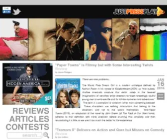 Justpressplay.net(Reviews & News for Movies) Screenshot