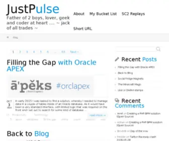 Justpulse.com(Domain registration) Screenshot